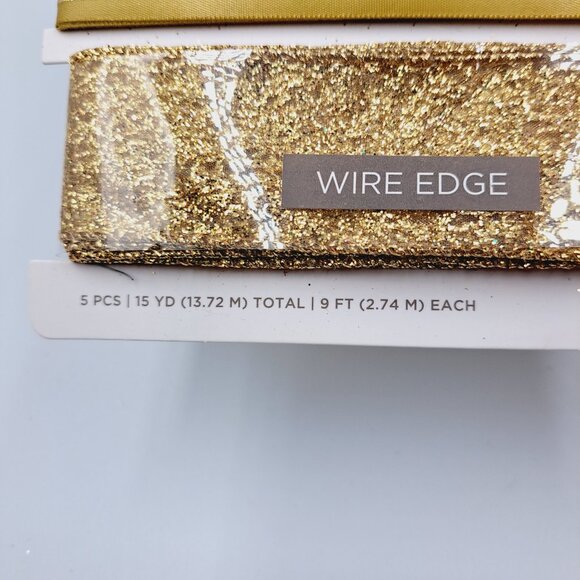 30 Yds (90 feet) Of Special Occasion/Wedding/Anniversary Silver & Gold Ribbon - Picture 12 of 14